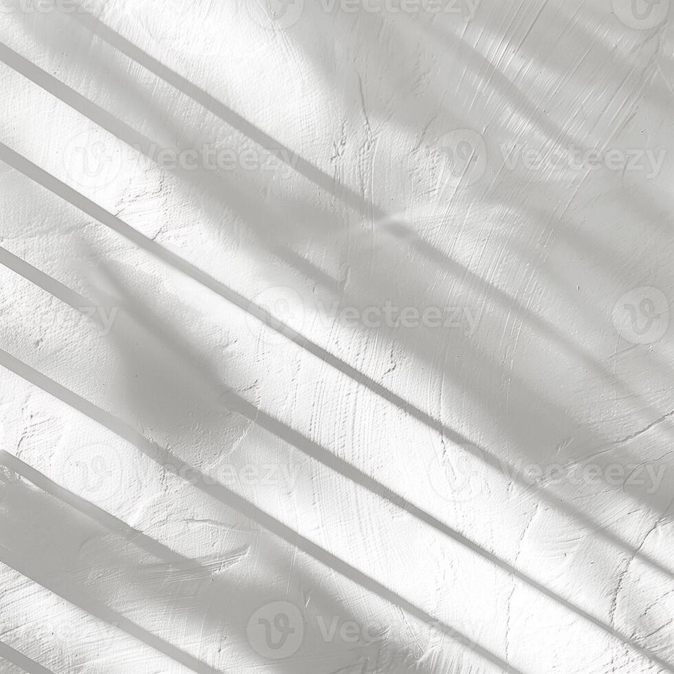 Empty room with sunlight streaming through large windows, minimalism concept photo
