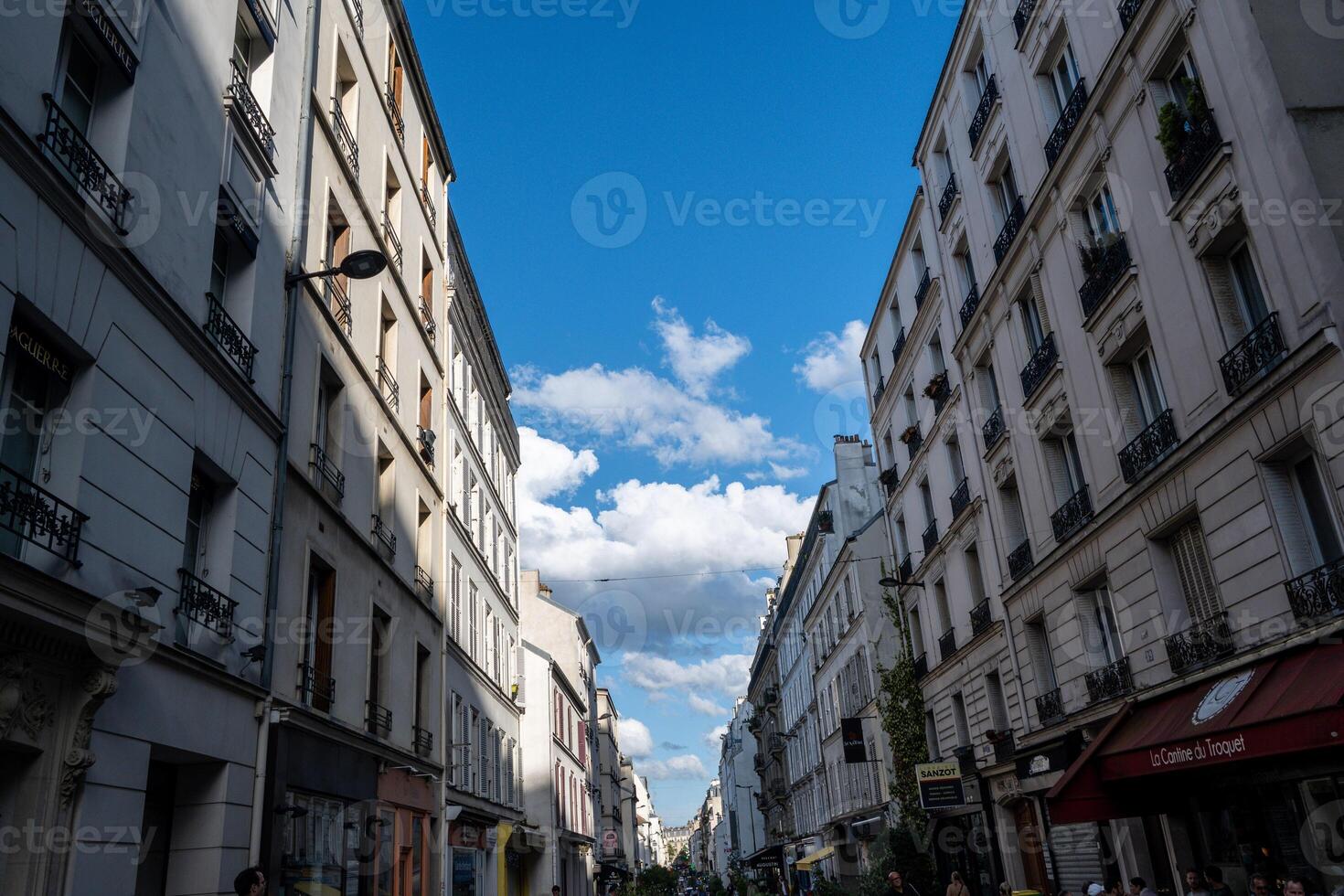A view of Montparnasse distric in Paris photo