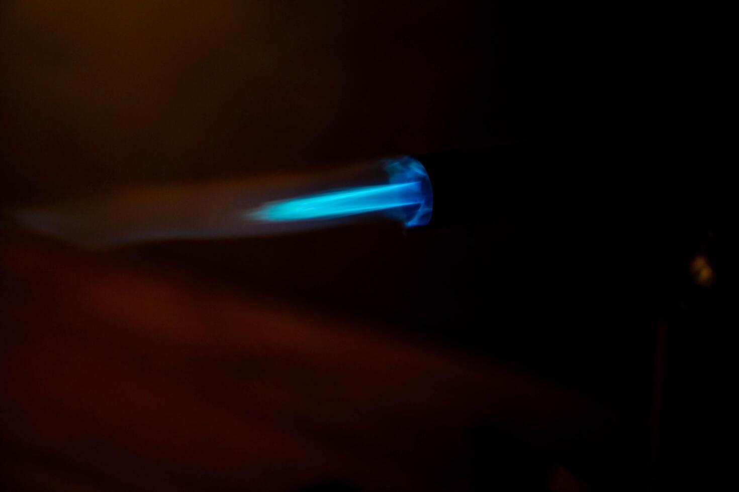 Blue Flame from Blowtorch photo