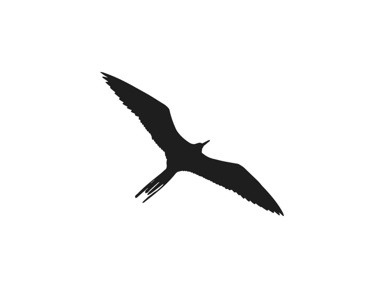 Bird, nature icon. illustration, flat design. vector