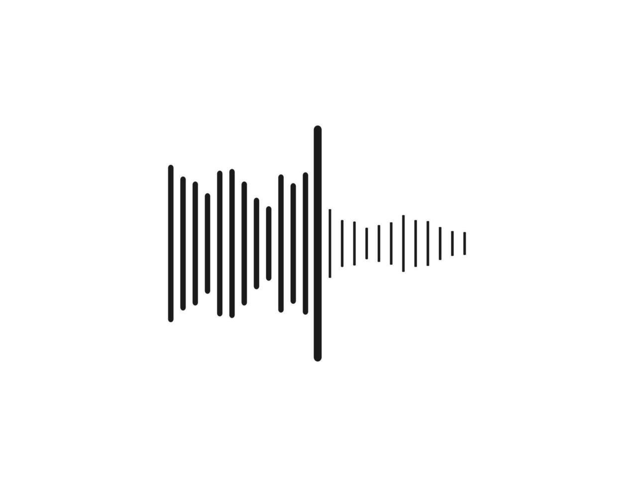 Audio, noise reduction, normalization icon. vector