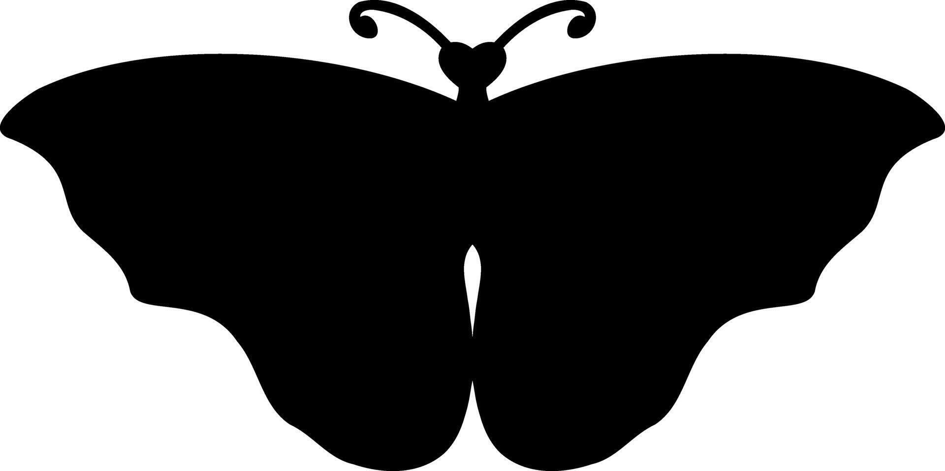 Doodle butterfly icon Hand drawn art Engraving insect animal vector