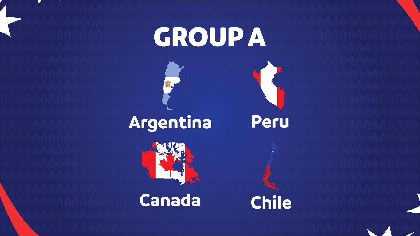Group A Emblem Map American Football USA 2024 Abstract Design Logo Symbol illustration vector