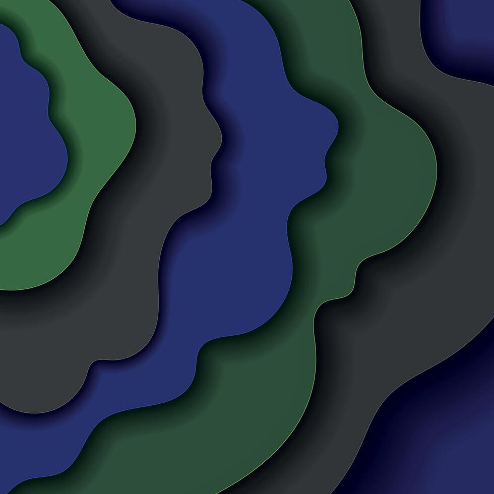 Minimal geometric background. Dynamic shapes composition. vector