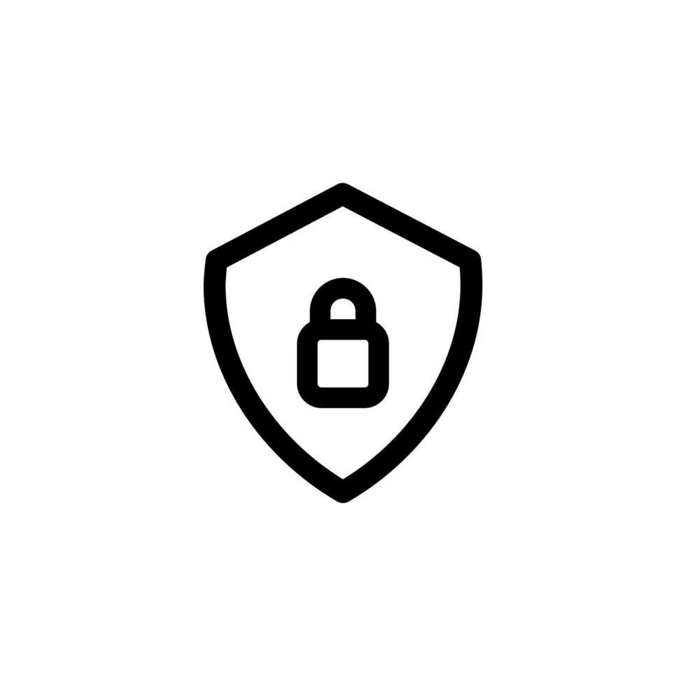 Security icon. Shield icon. Protect. Safe shield. Block and Guard. vector