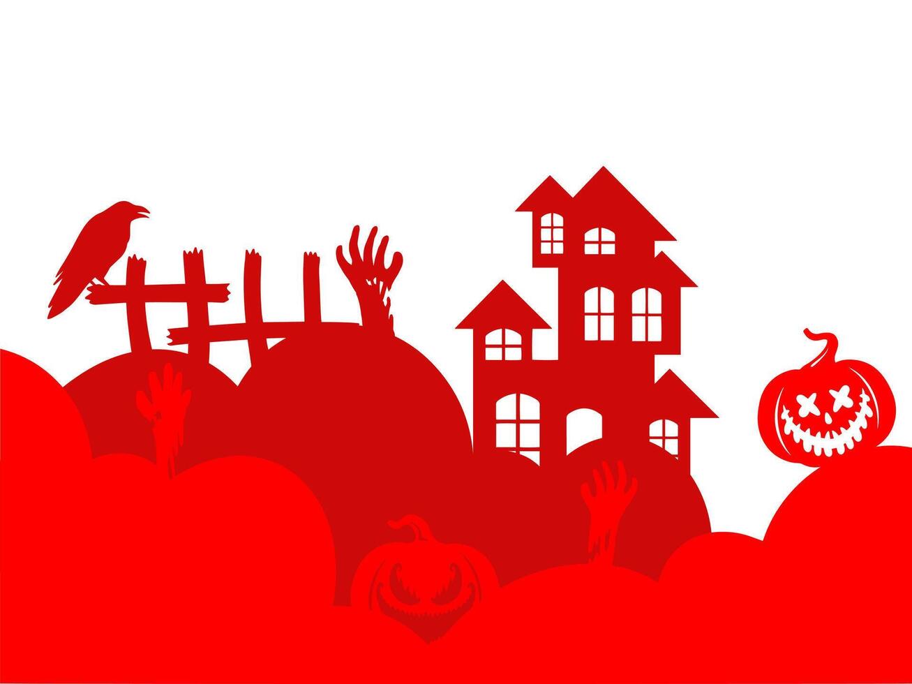 Halloween Sketch Line Art Background vector