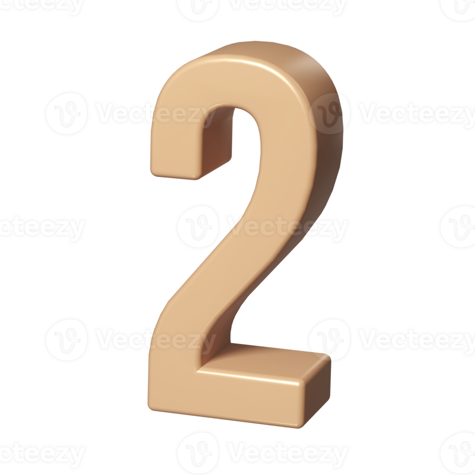 3d Nombre Deux 2 D or Ou Bronze Brillant Typographie Symbole Ou Signe 3d-nombre-deux-2-d-or-ou-bronze-brillant-typographie-symbole-ou-signe