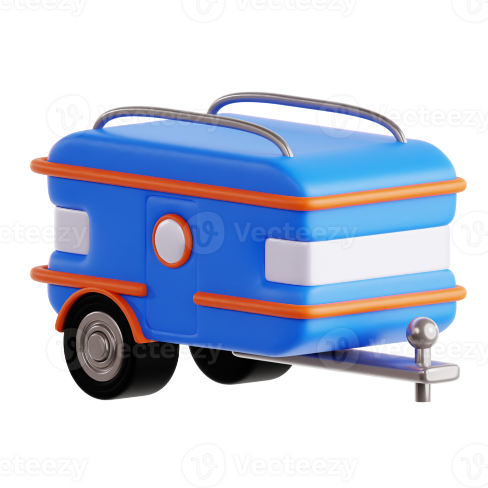 zomer reizen 3d icoon png