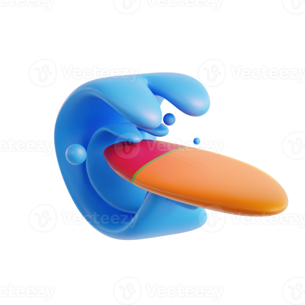 Summer Vacation 3D Icon png