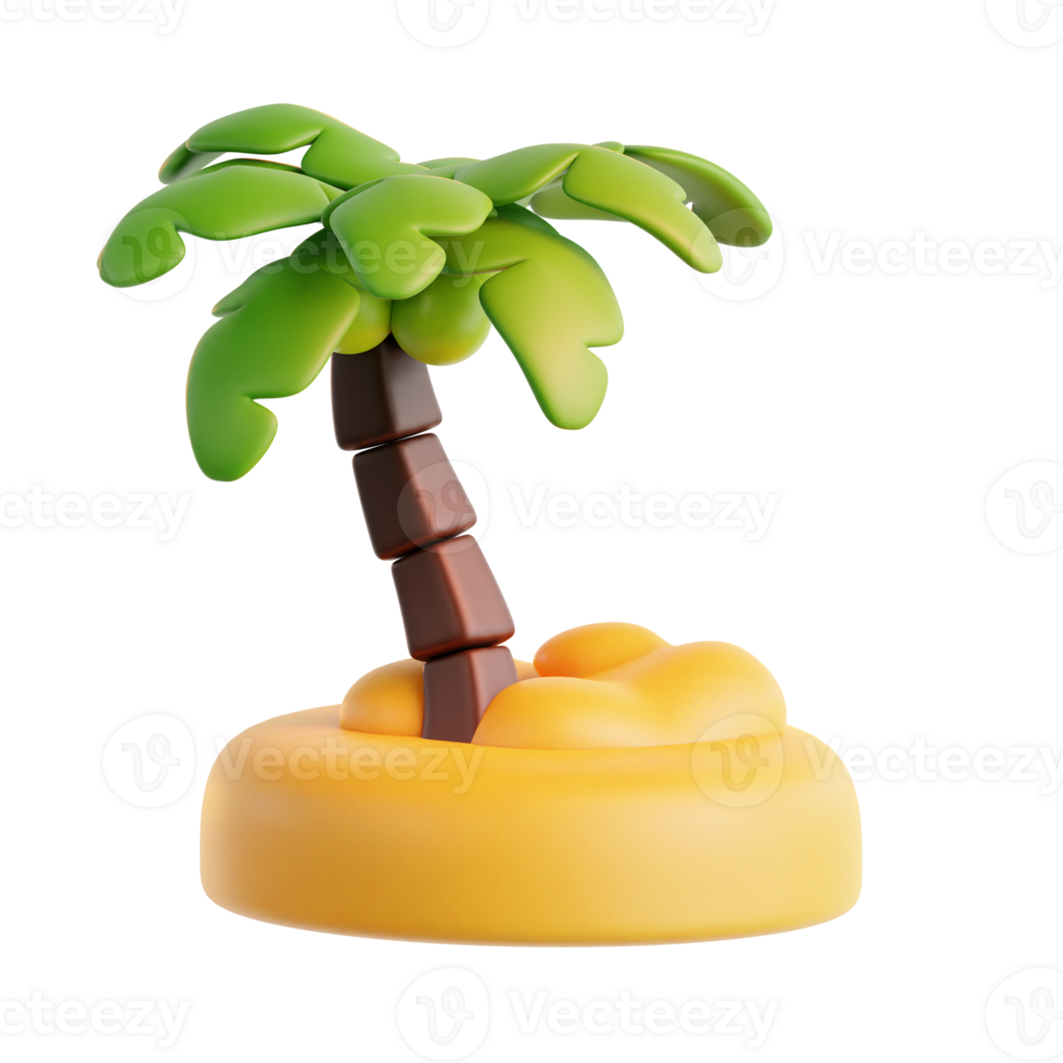 Summer Vacation 3D Icon png