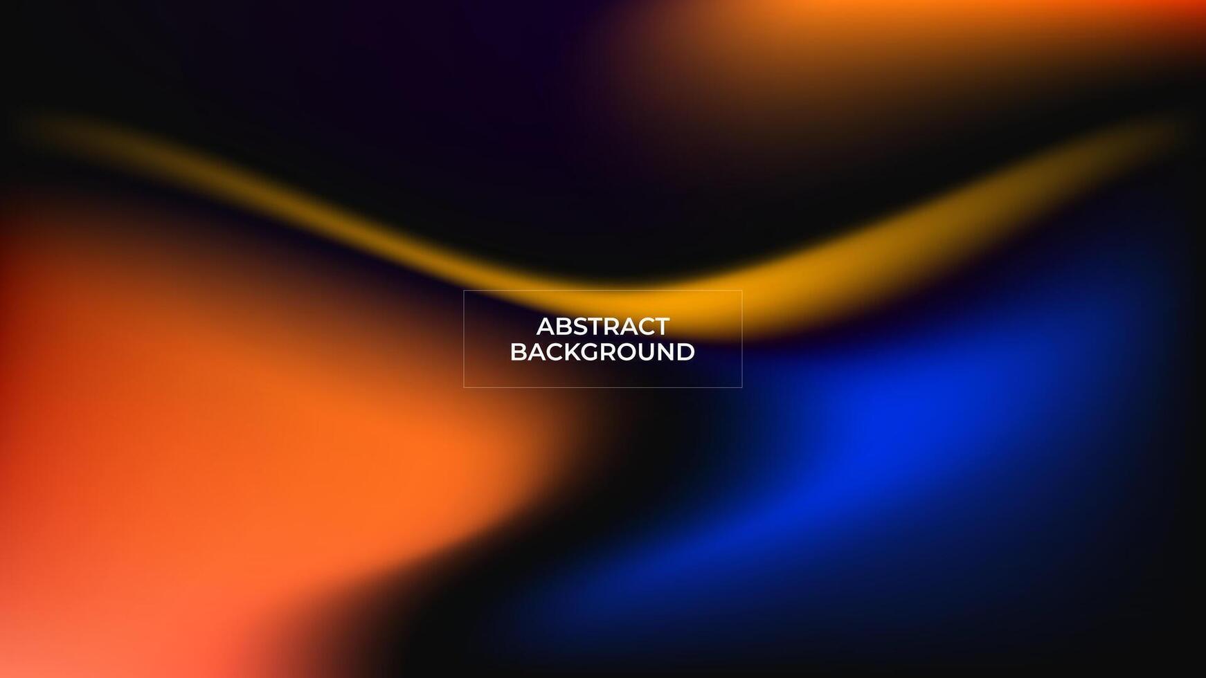 ABSTRACT DARK BACKGROUND ELEGANT GRADIENT MESH BLUE ORANGE SMOOTH LIQUID COLORFUL DESIGN TEMPLATE GOOD FOR MODERN WEBSITE, WALLPAPER, COVER DESIGN vector