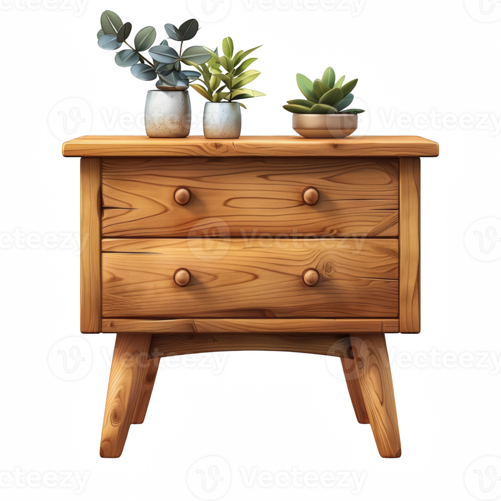 Wooden cabinet sideboard png