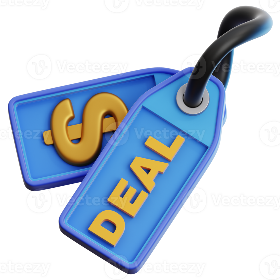 Deal 3D Illustration For Web, App, etc png