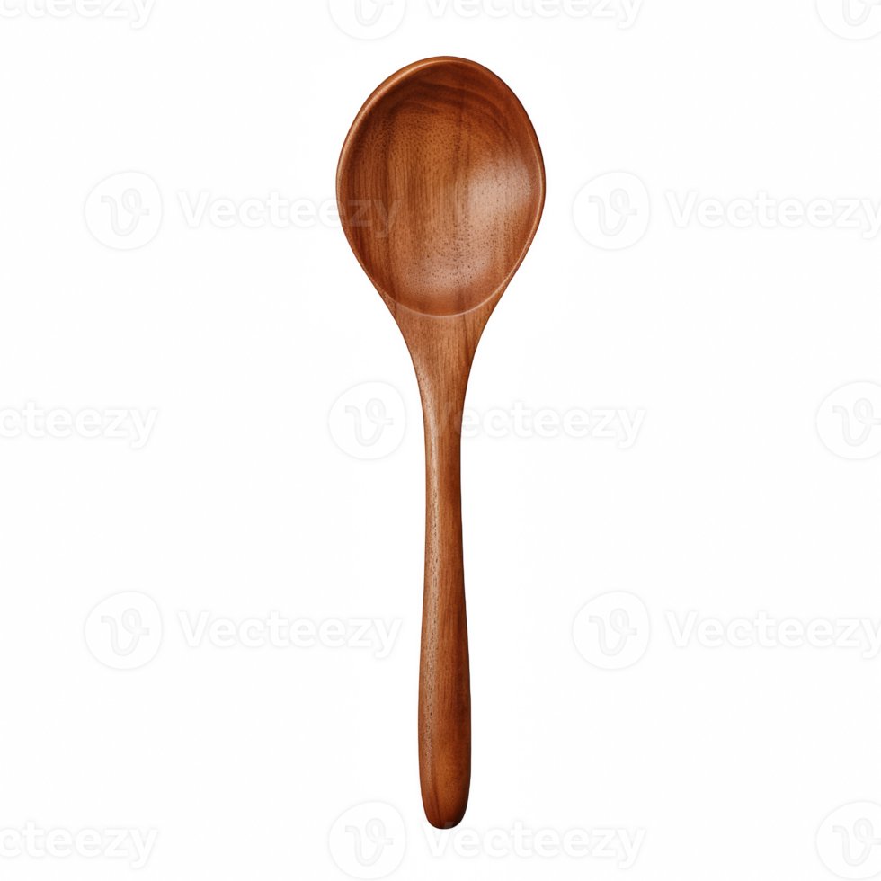 wooden spoon isolated on transparent background, spoon png