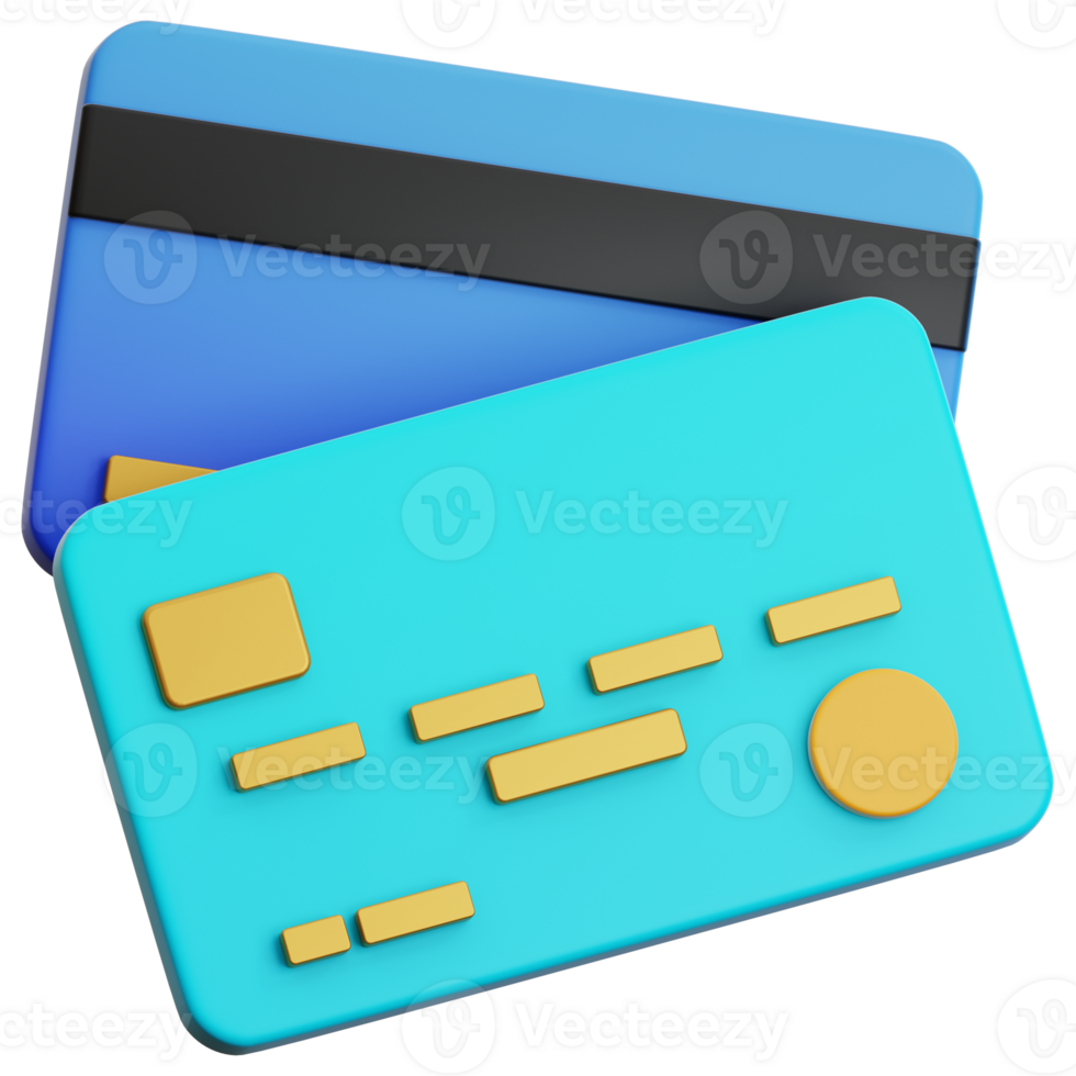 Card 3D Illustration For Web, App, etc png