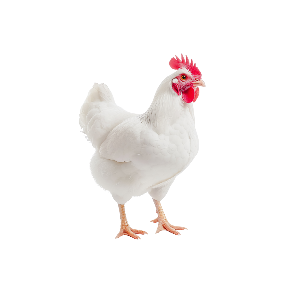 chicken on isolated clear background png