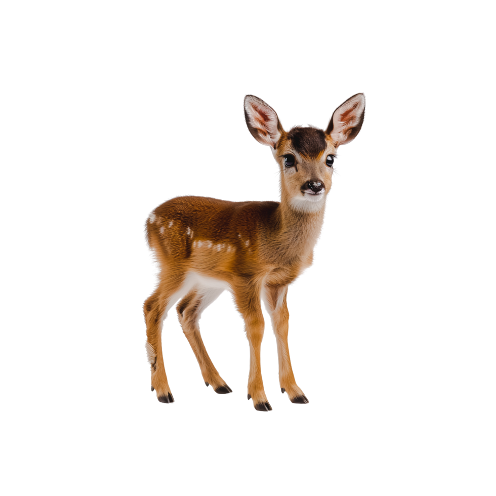 Majestic Deer with in Natural Forest Habitat png