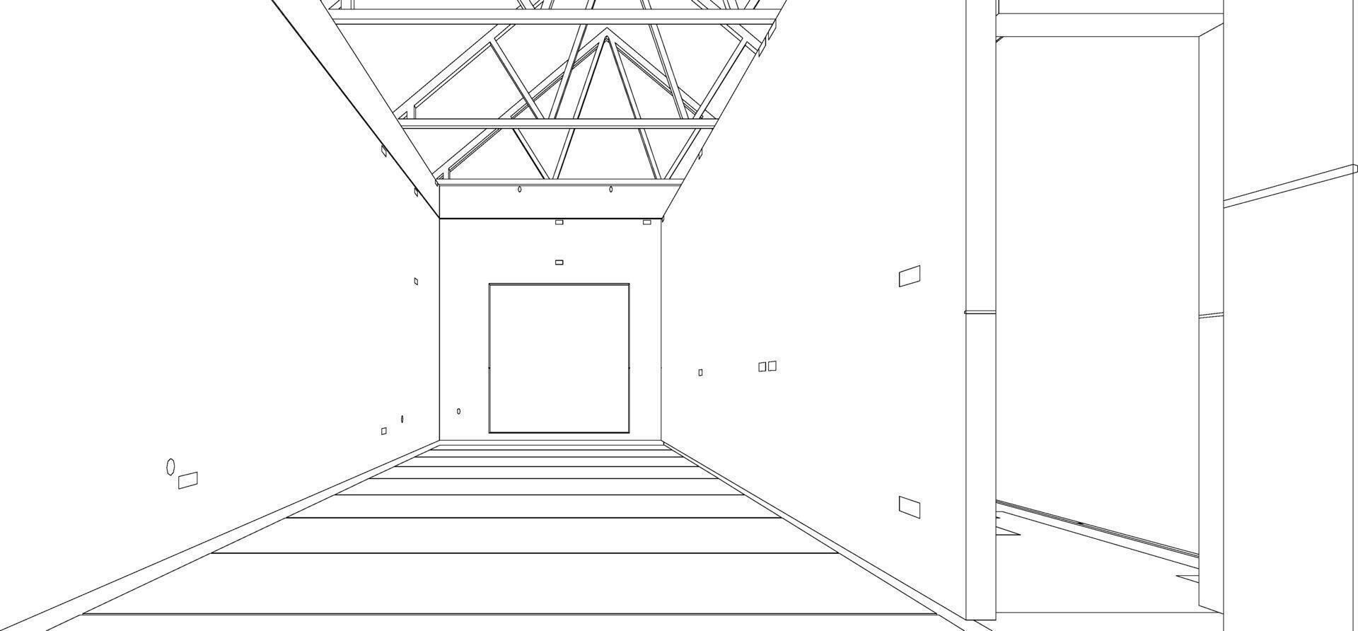 3D illustration of building structure vector