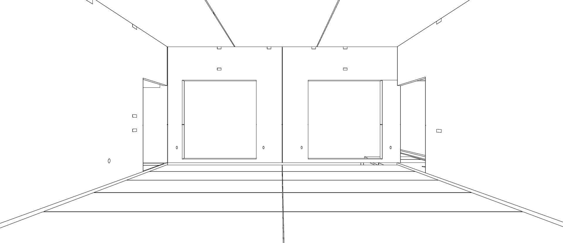 3D illustration of building structure vector