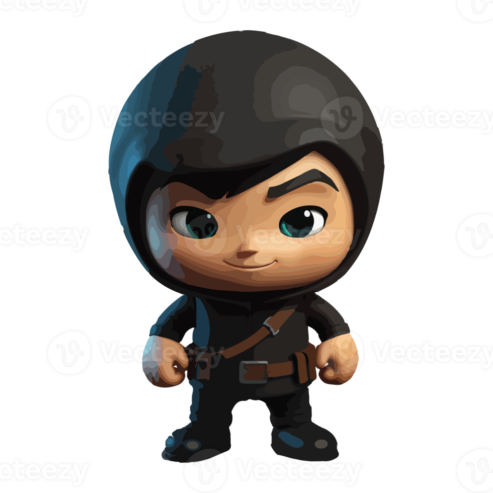 cartoon animated illustration design of robber characters png