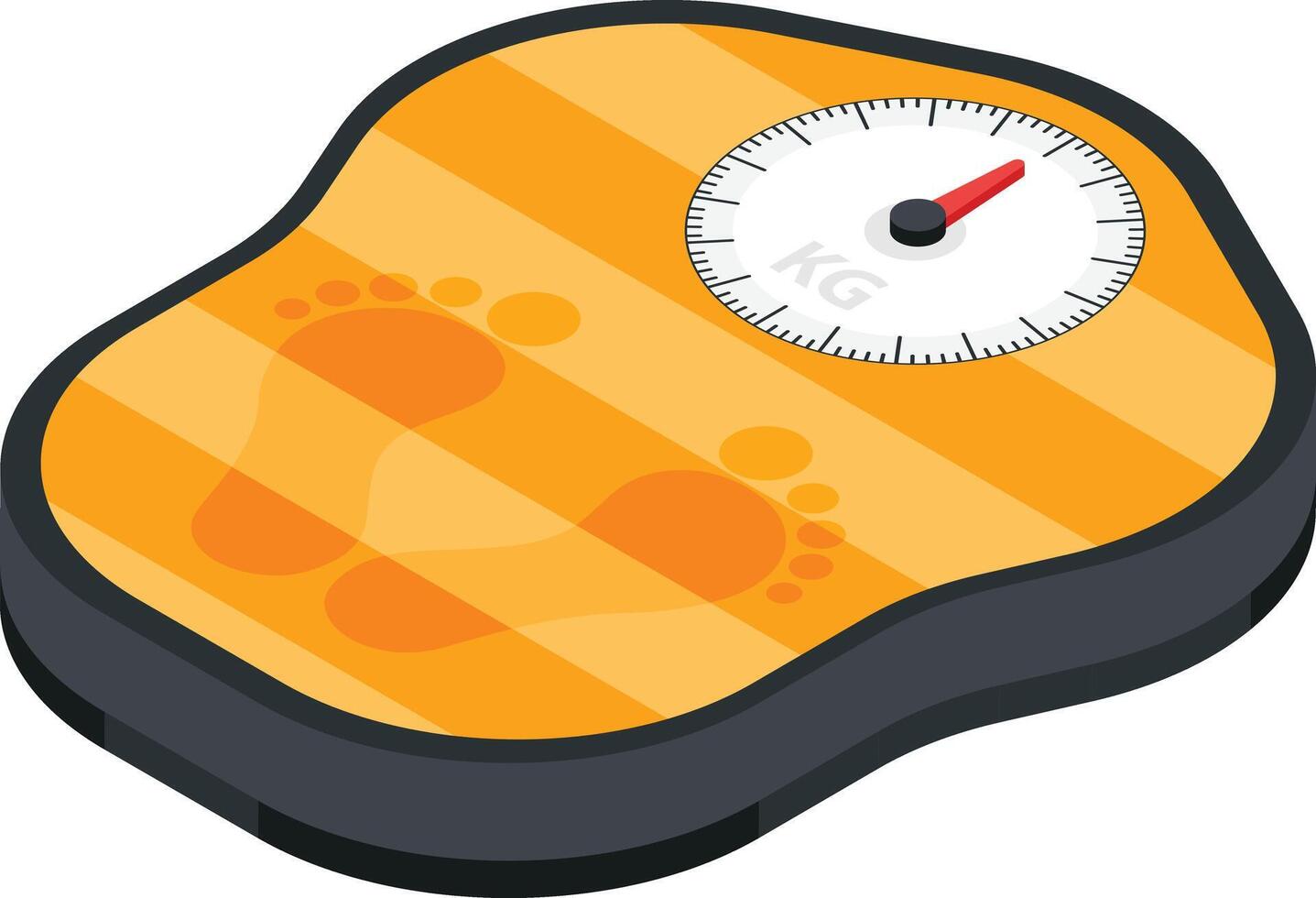 Isometric Weight Scale vector