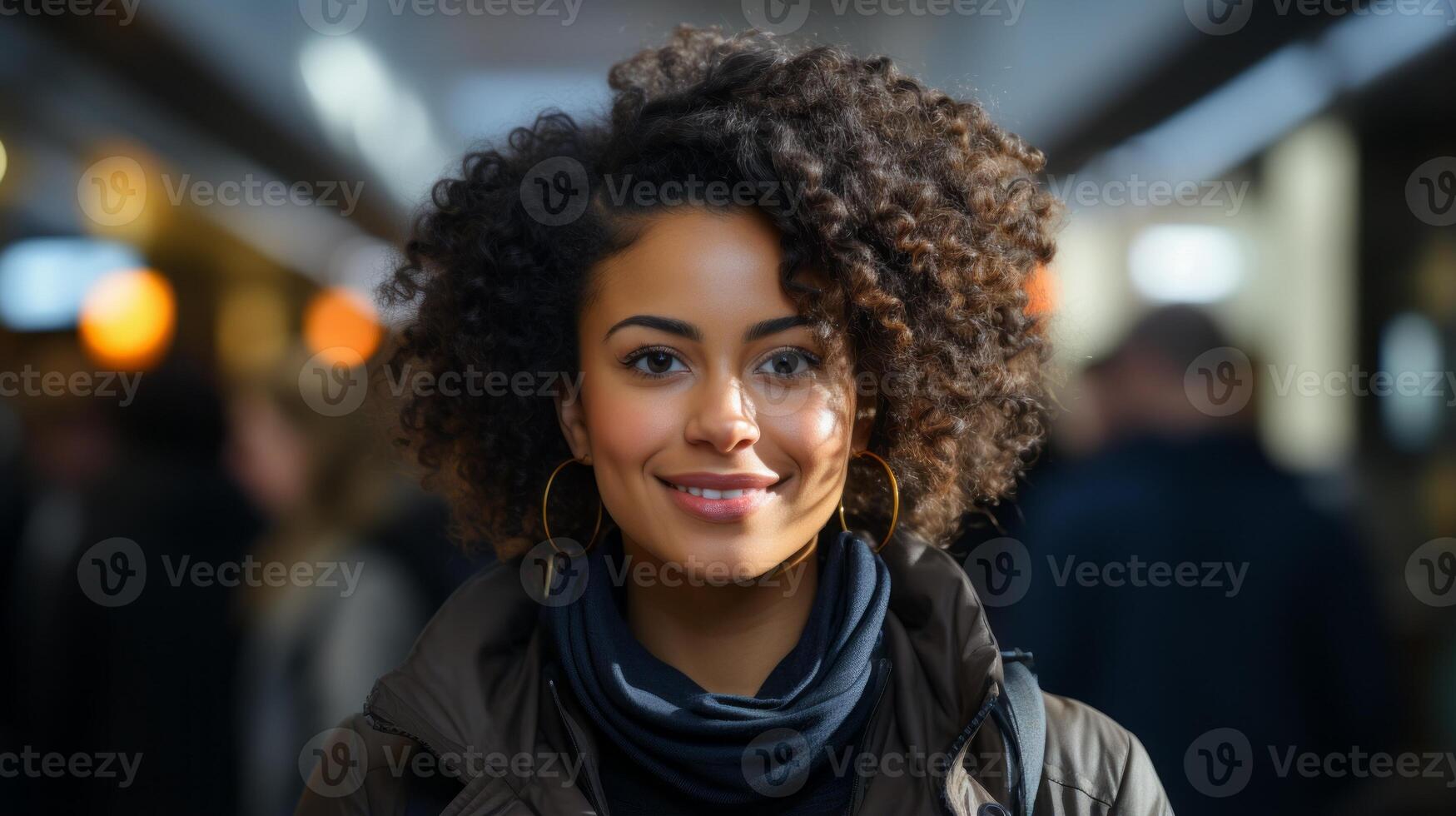 Young African businesswoman. . photo
