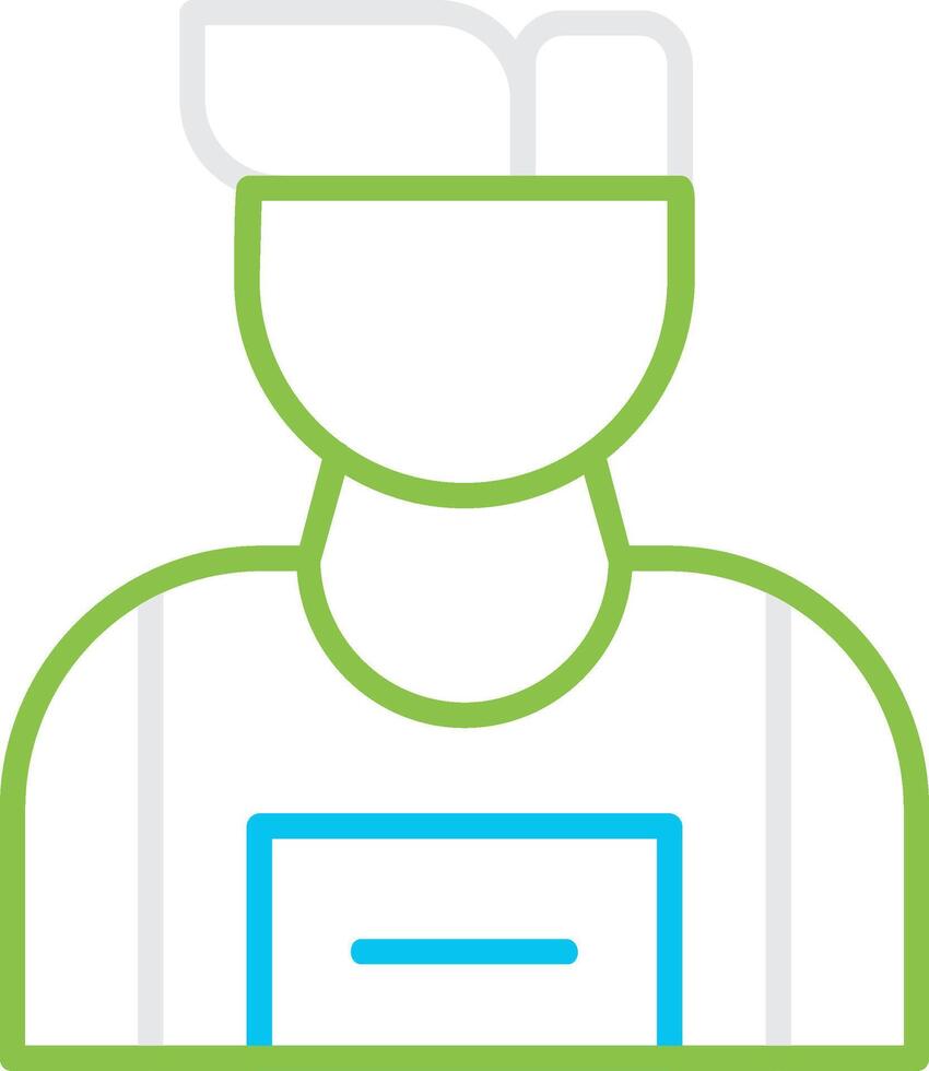 Worker Creative Icon Design vector