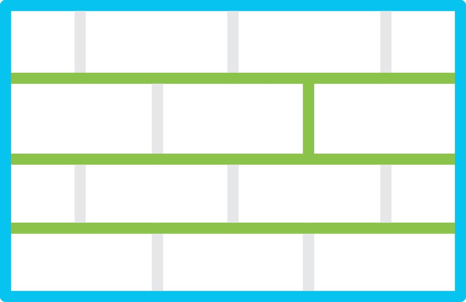 Brick Wall Creative Icon Design vector