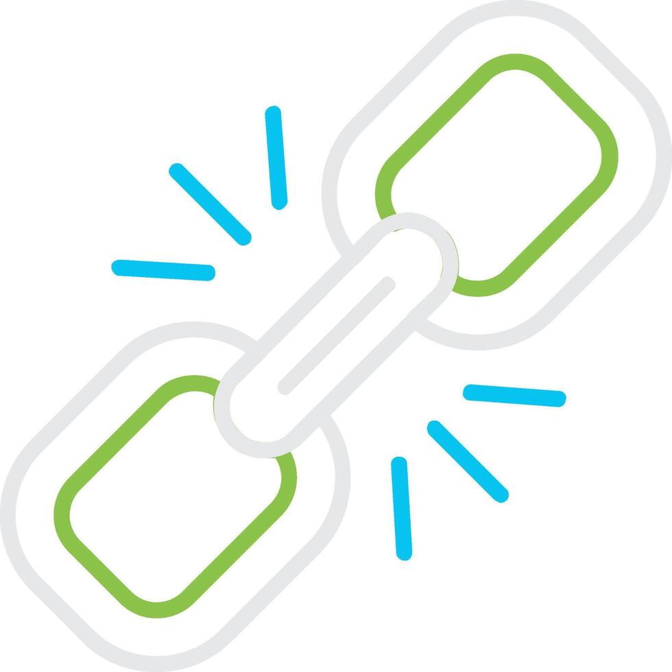 Link Creative Icon Design vector