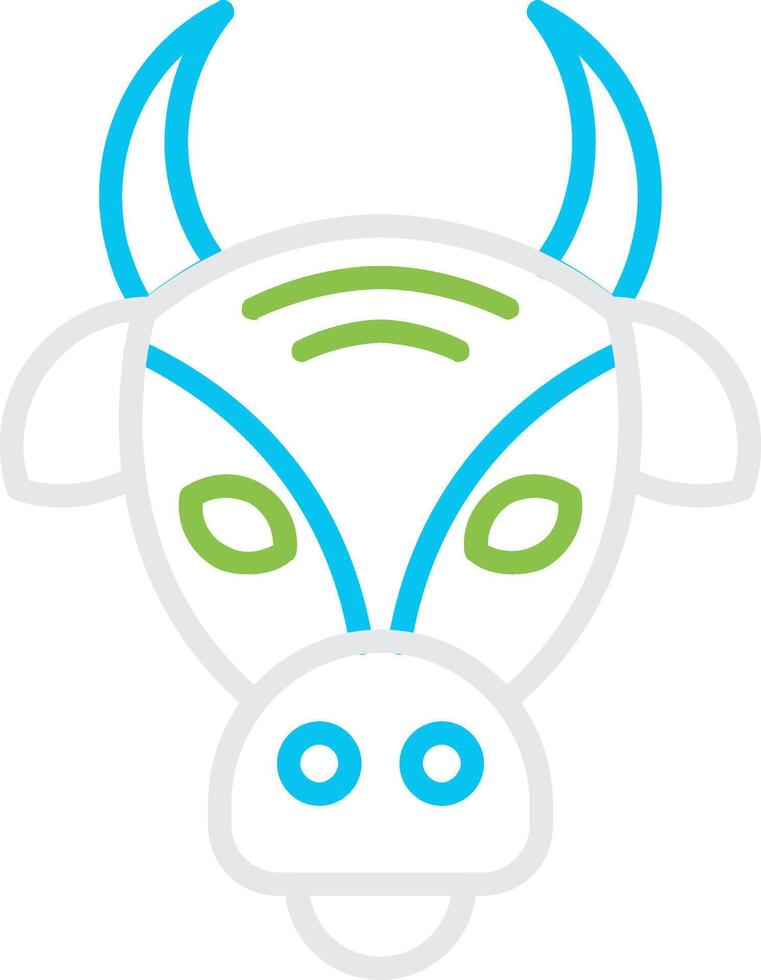 Cow Creative Icon Design vector