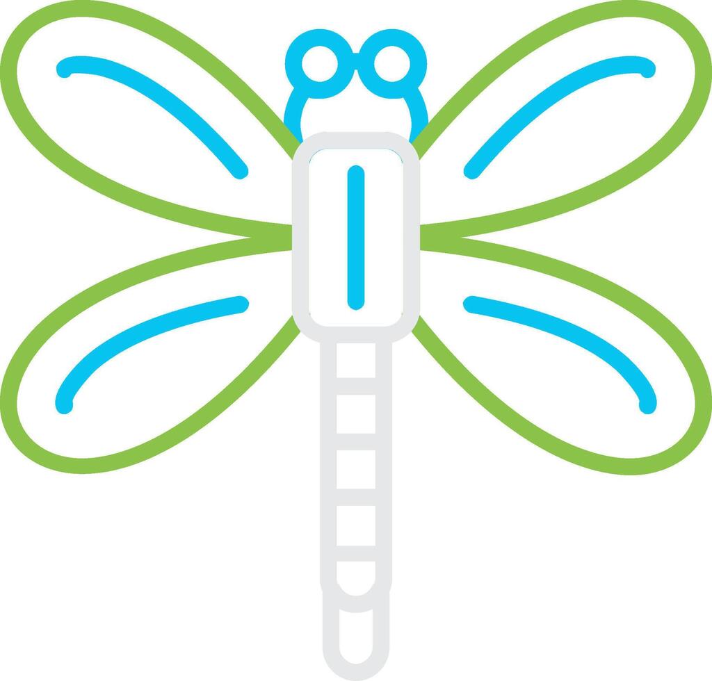 Dragonfly Creative Icon Design vector
