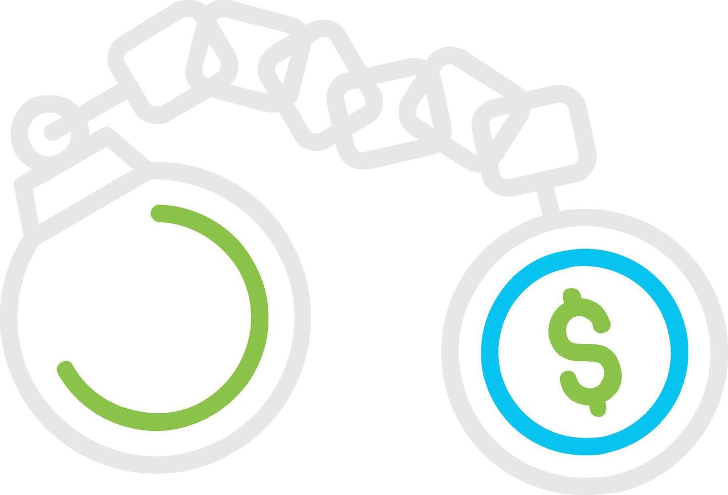 Debt Creative Icon Design vector