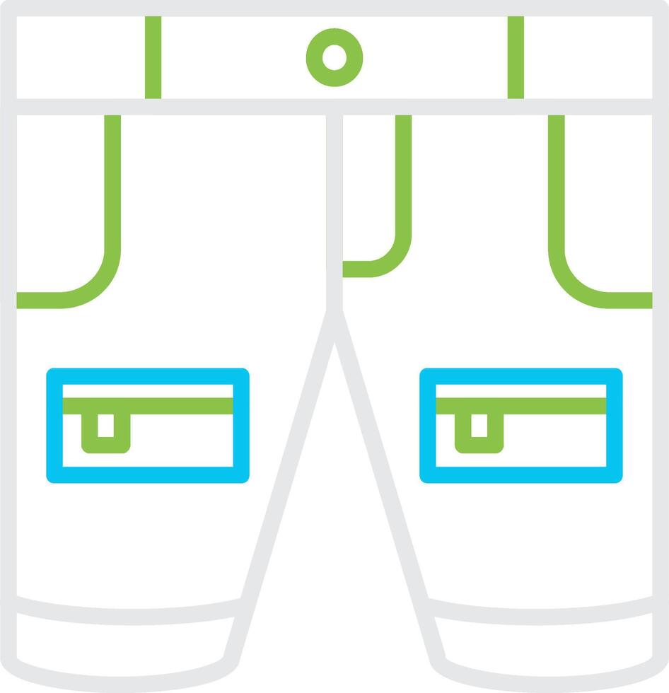 Shorts Creative Icon Design vector