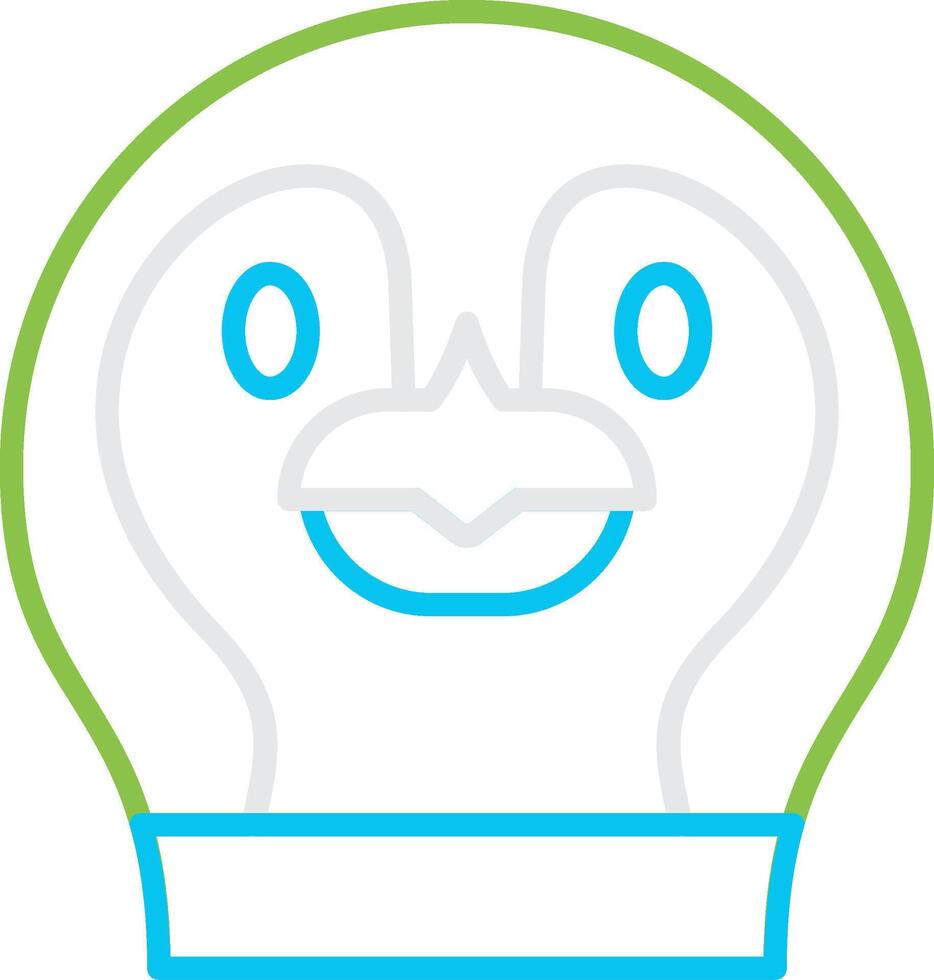 Penguin Creative Icon Design vector