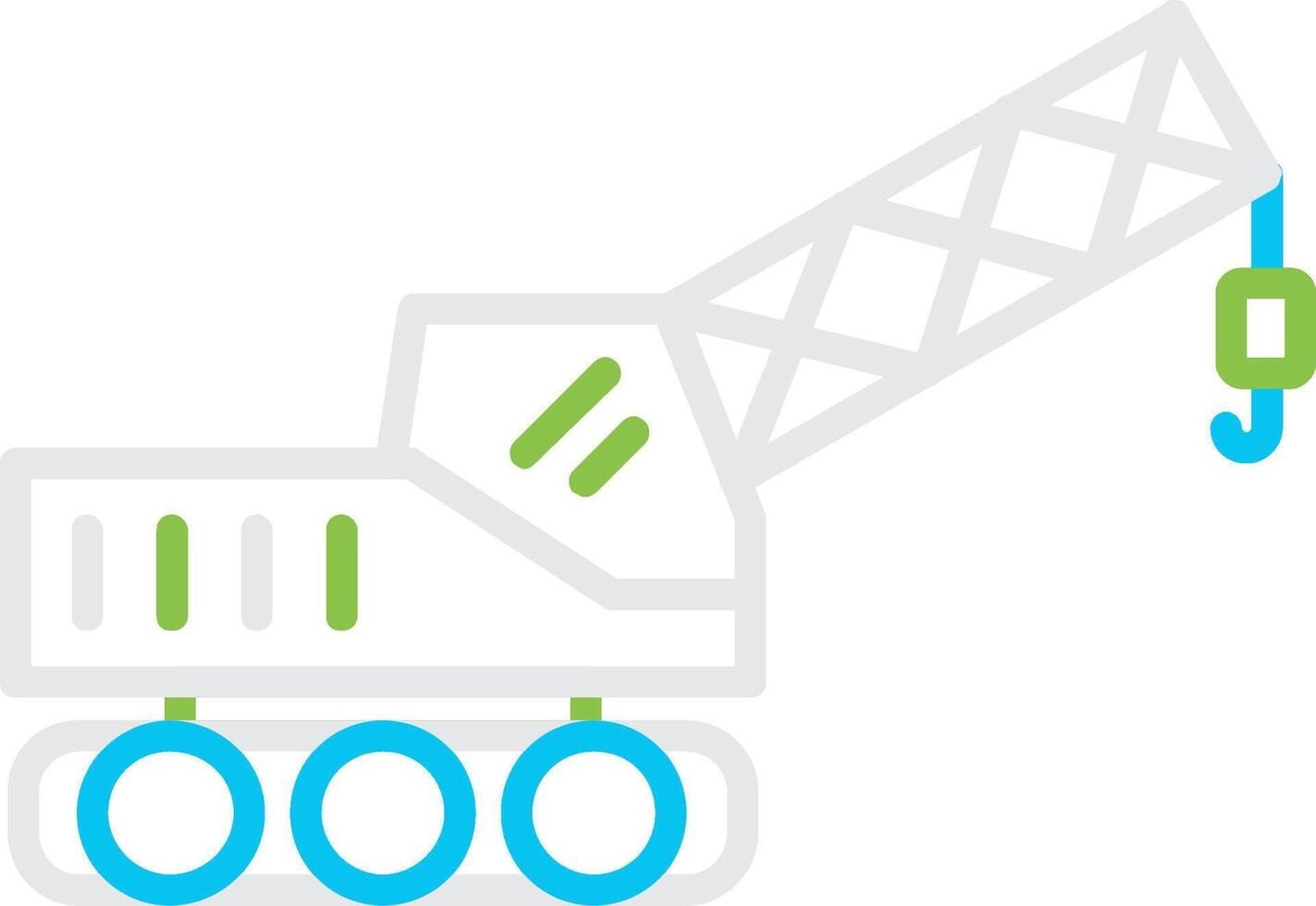 Crane Creative Icon Design vector