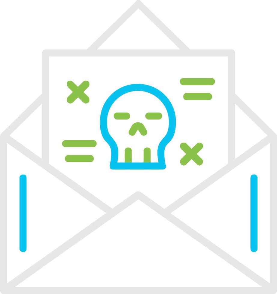 Blackmail Creative Icon Design vector