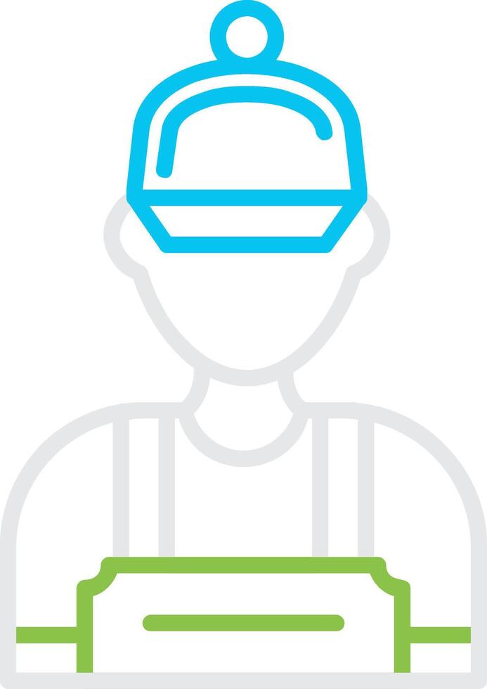 Worker Creative Icon Design vector