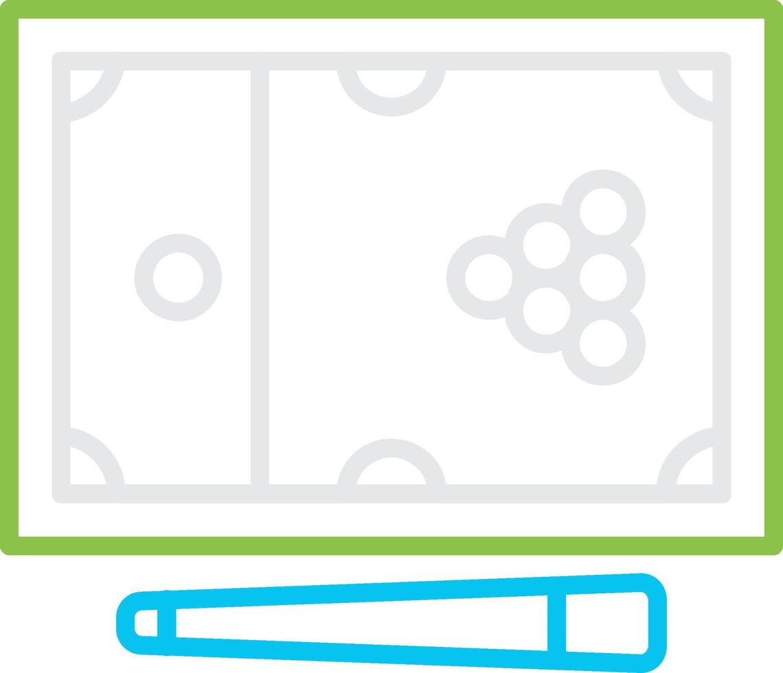 Snooker Creative Icon Design vector