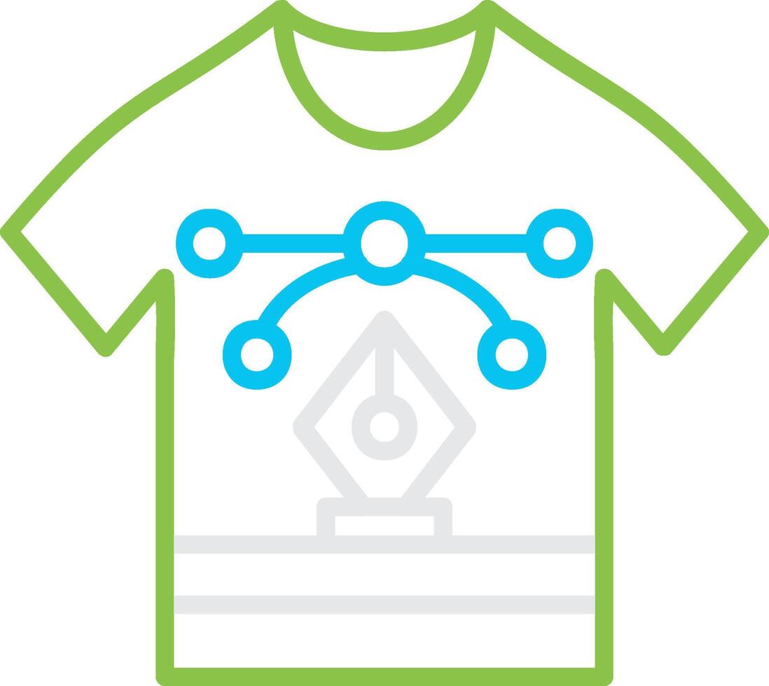 T Shirt Creative Icon Design vector