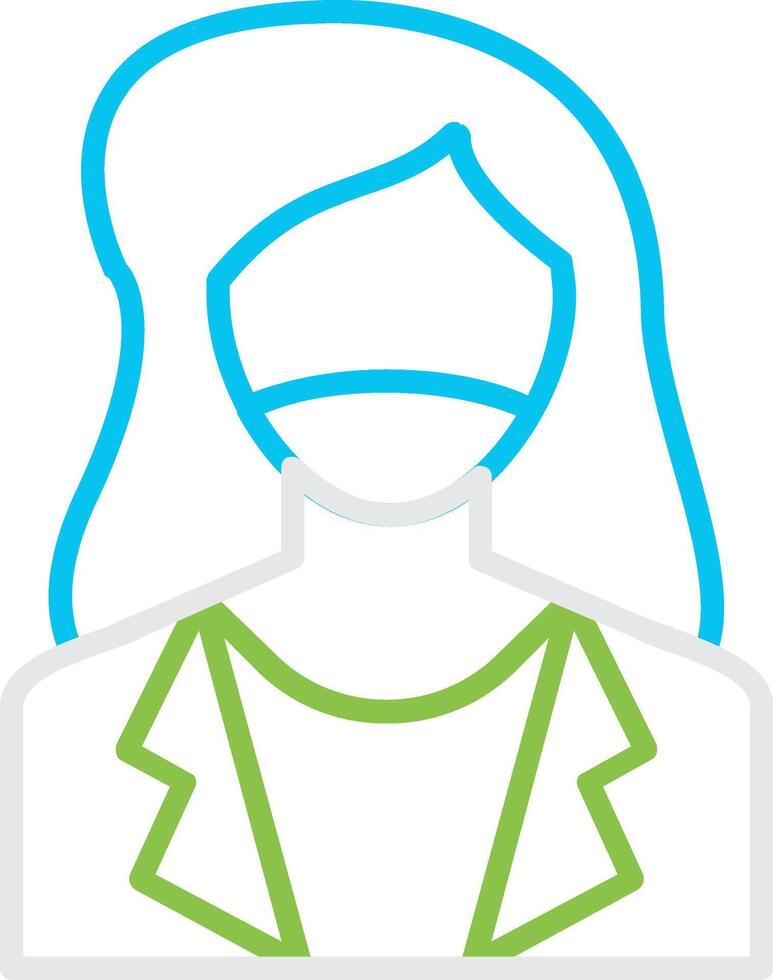 Actress Creative Icon Design vector