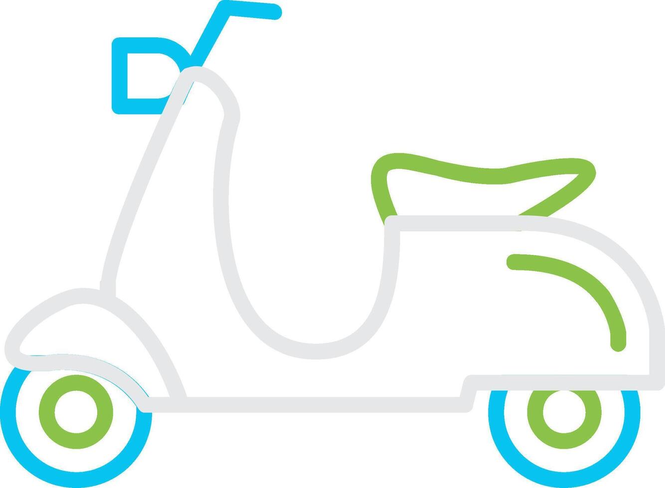 Scooter Creative Icon Design vector