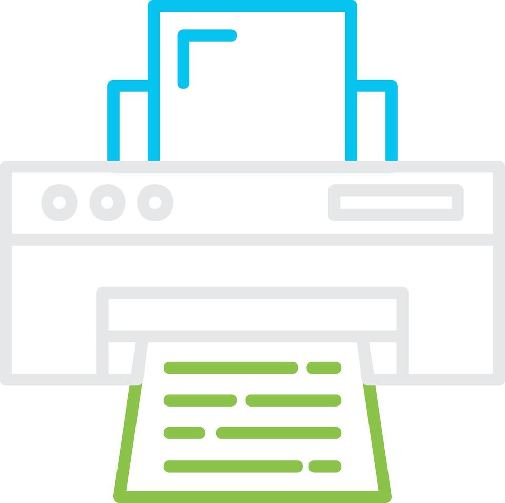 Printer Creative Icon Design vector