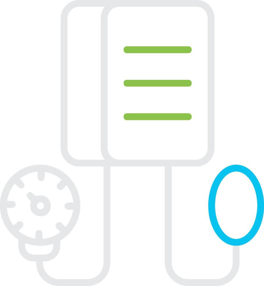 Blood Pressure Gauge Creative Icon Design vector