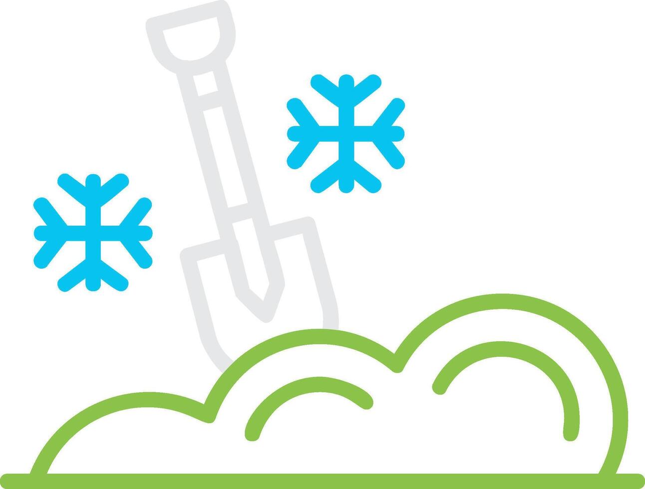 Shovel Creative Icon Design vector