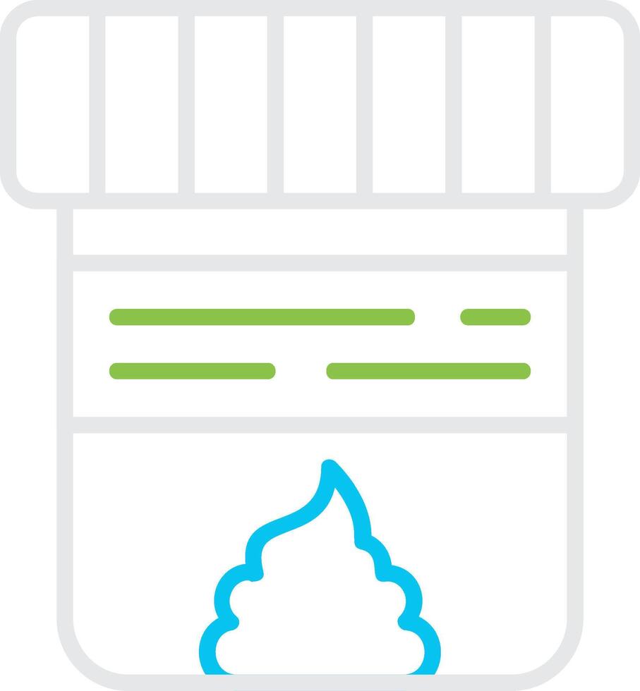 Stool Test Creative Icon Design vector