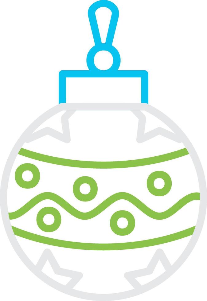 Bauble Creative Icon Design vector