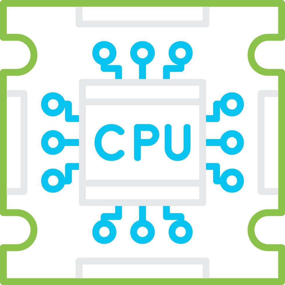 Processor Creative Icon Design vector