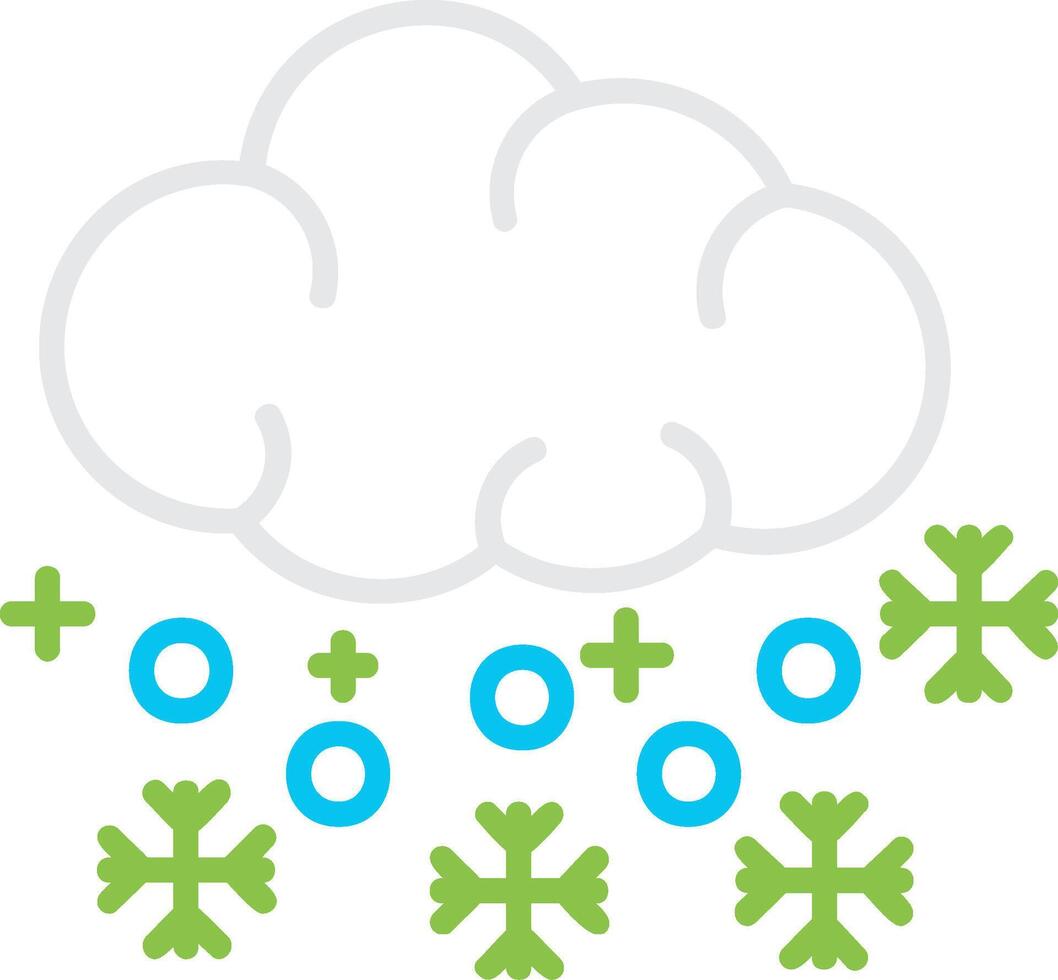Snow Creative Icon Design vector