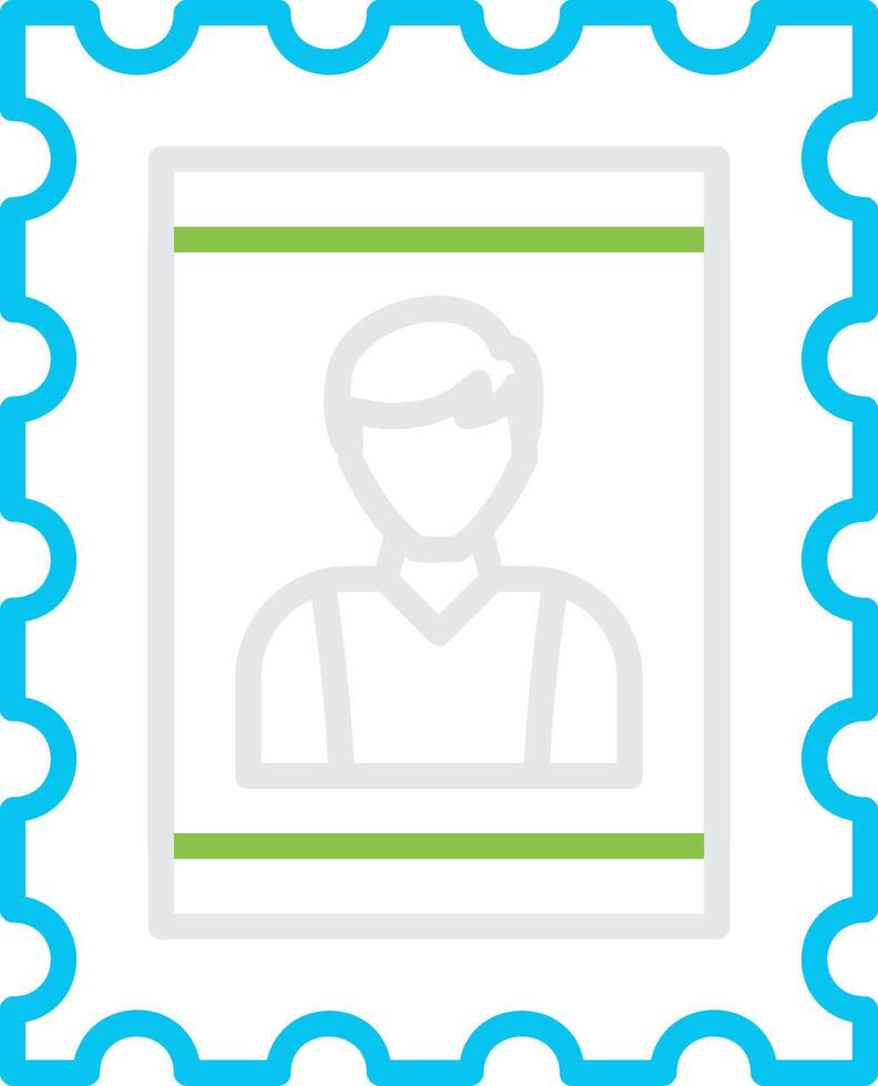 Stamp picture Creative Icon Design vector