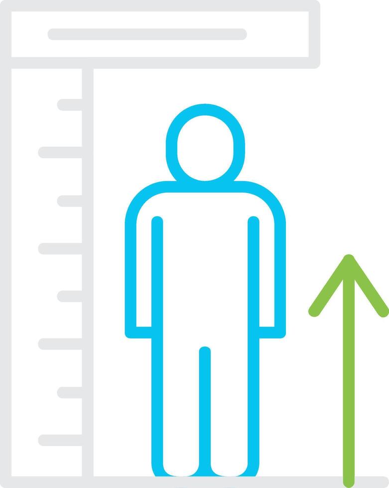 Height Creative Icon Design vector